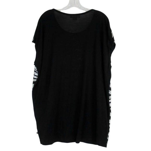 Michael By Michael Kors Sequin Zebra Stripe Top - Picture 5 of 9